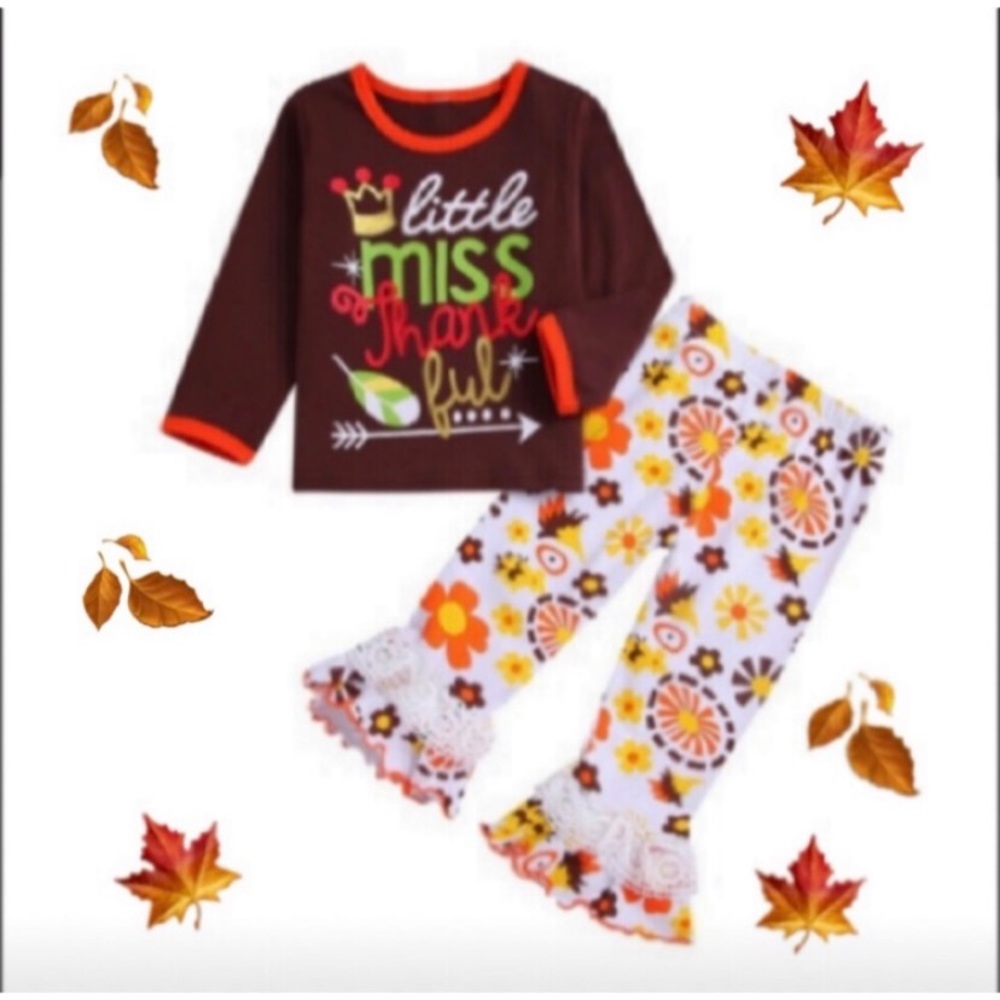 GIRLS “LITTLE MISS THANKFUL” OUTFIT